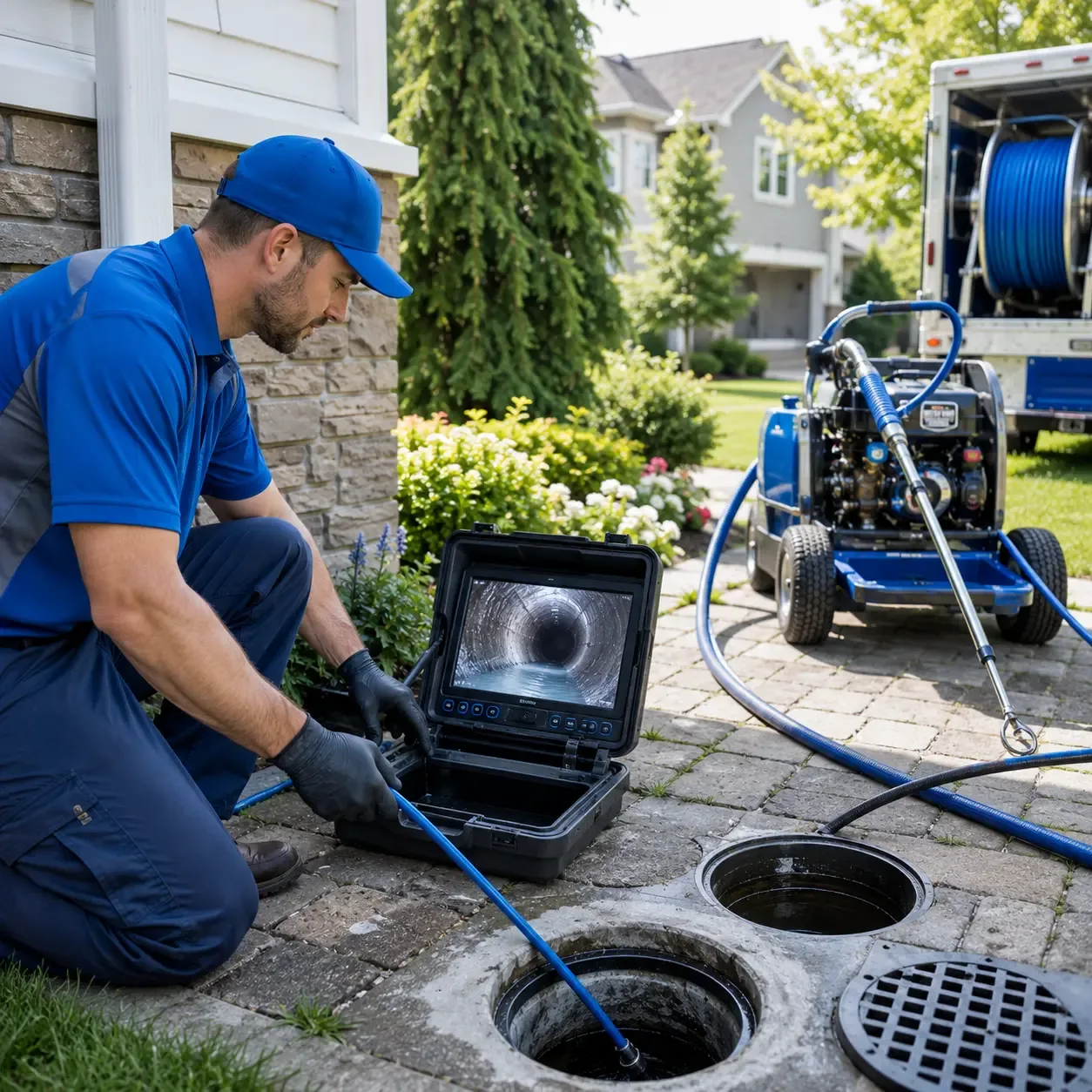Outdoor drain cleaning professionals serving Harleigh, PA